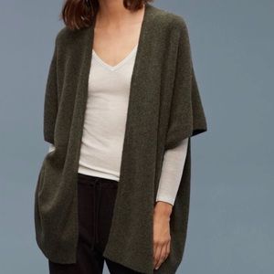 Aritzia Community Iconic Cape - Dark Green